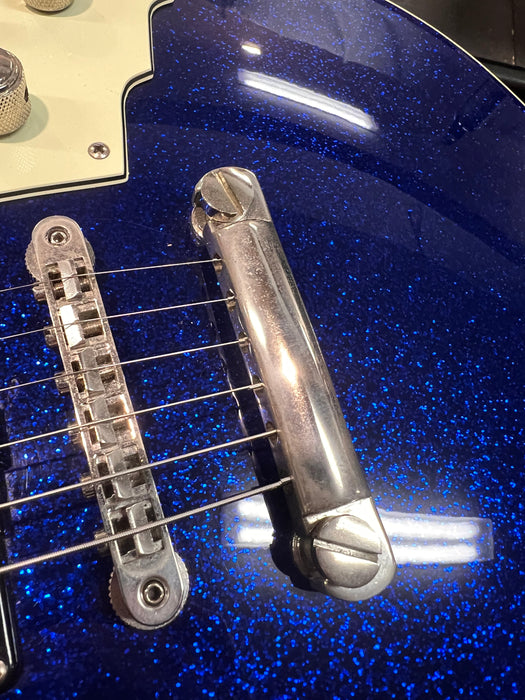 Duesenberg Starplayer Special Electric Guitar w/Case - Blue Sparkle - Preowned