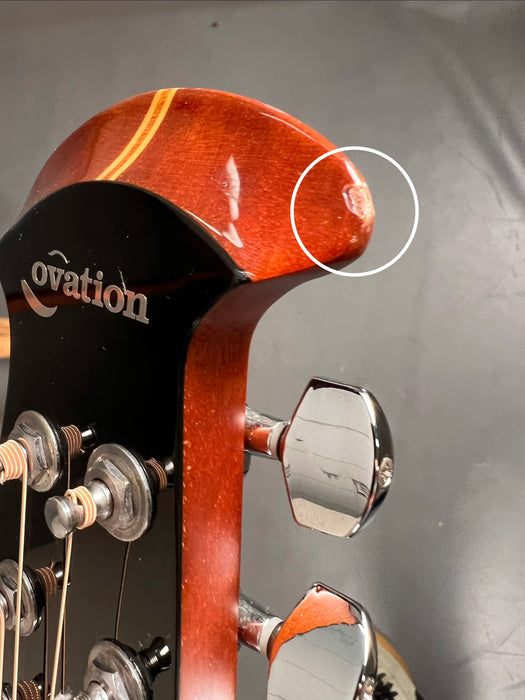 Ovation 2771AX Standard Balladeer w/Case - Natural - Preowned
