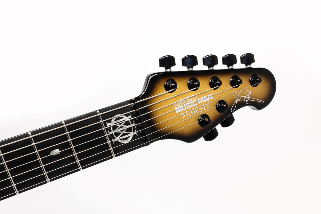 Ernie Ball Music Man Majesty 7 String Electric Guitar - Gold Eclipse