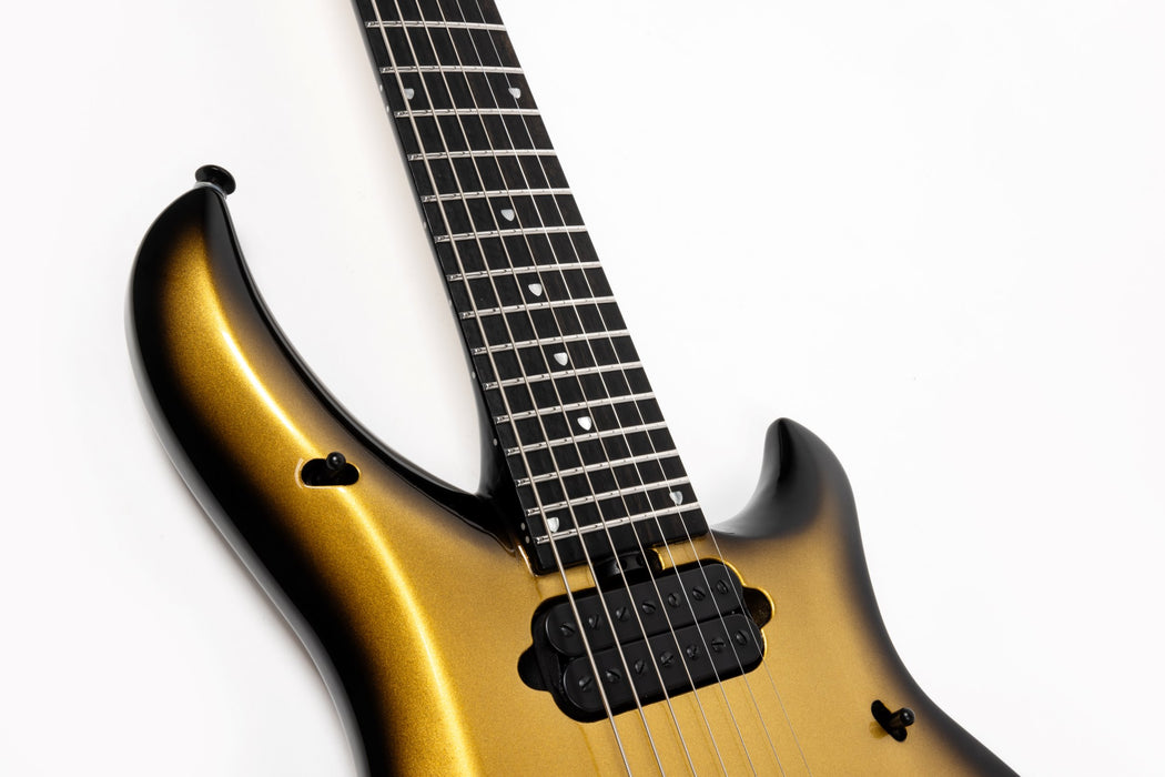 Ernie Ball Music Man Majesty 7 String Electric Guitar - Gold Eclipse