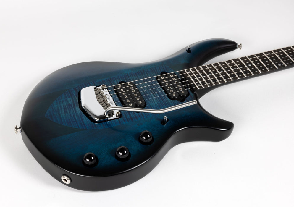Ernie Ball Music Man Majesty Electric Guitar - Blue Silk