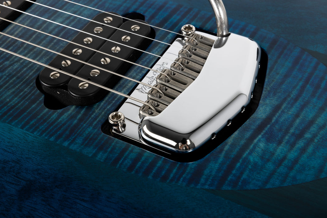 Ernie Ball Music Man Majesty Electric Guitar - Blue Silk