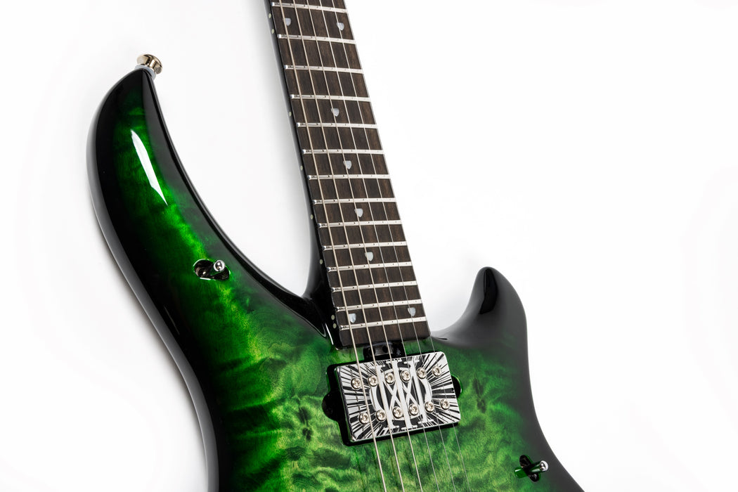 Ernie Ball Music Man BFR Majesty 6 Electric Guitar - Malachite