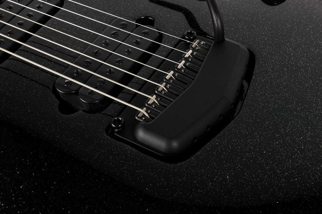 Ernie Ball Music Man Majesty 7 String Electric Guitar - Black Frosting