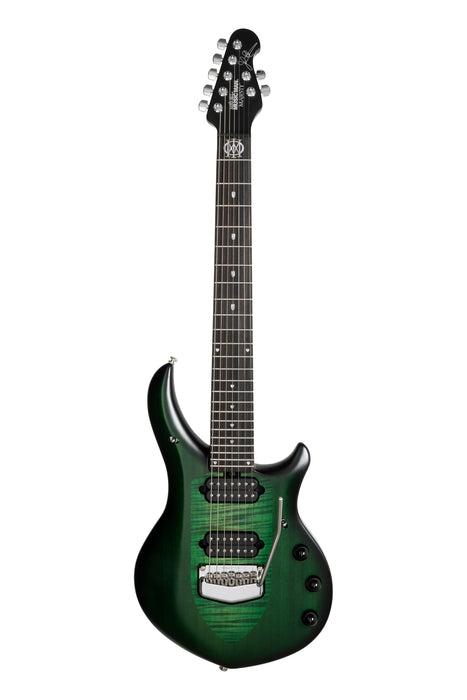 Ernie Ball Music Man Majesty 7 String Electric Guitar - Gravity Green