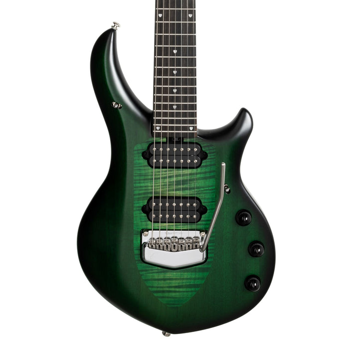 Ernie Ball Music Man Majesty 7 String Electric Guitar - Gravity Green