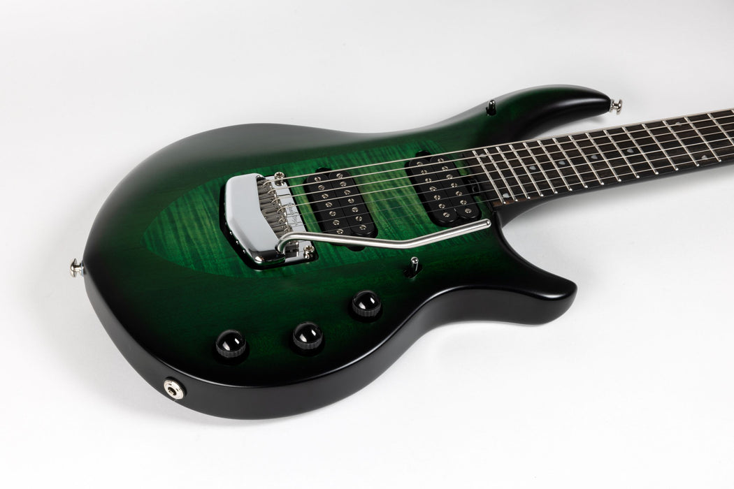 Ernie Ball Music Man Majesty 7 String Electric Guitar - Gravity Green