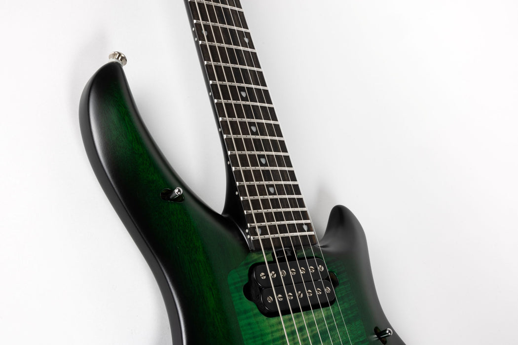 Ernie Ball Music Man Majesty 7 String Electric Guitar - Gravity Green