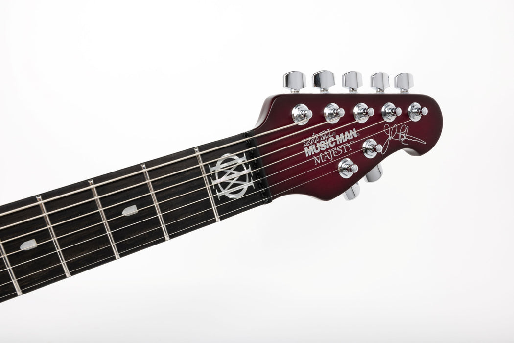 Ernie Ball Music Man Majesty 7 String Electric Guitar - Amaranth Red