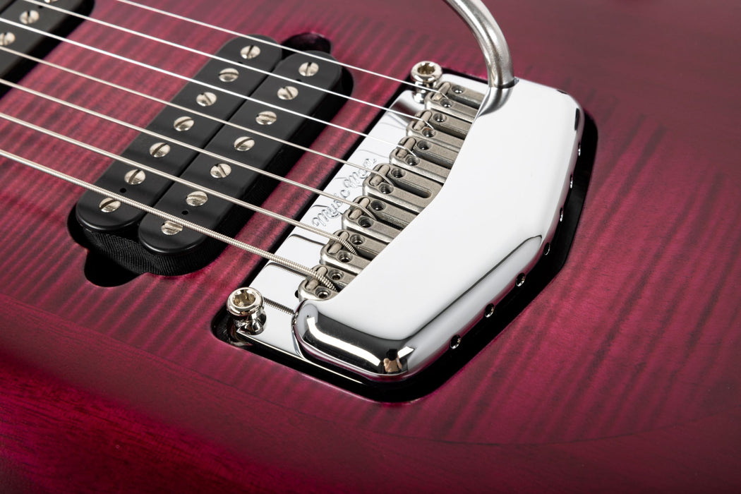 Ernie Ball Music Man Majesty 7 String Electric Guitar - Amaranth Red