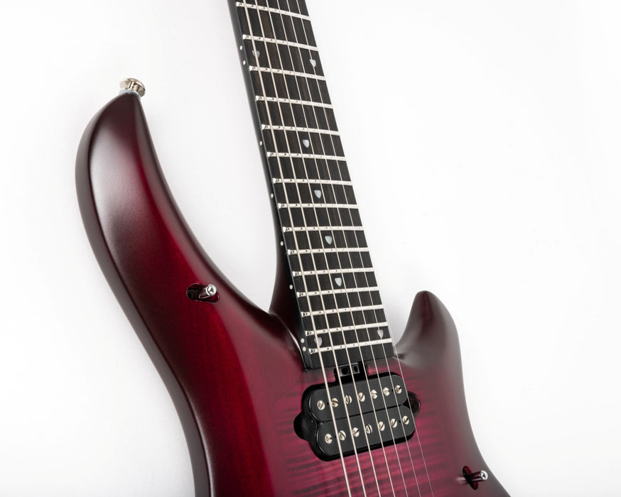 Ernie Ball Music Man Majesty 7 String Electric Guitar - Amaranth Red