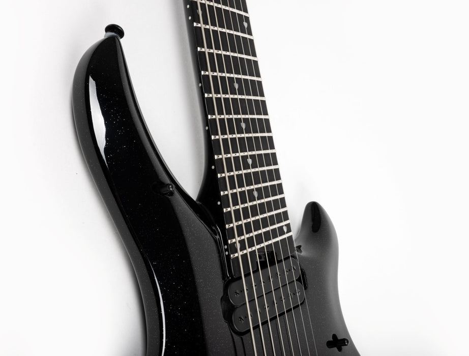 Ernie Ball Music Man Majesty 8 String Electric Guitar - Black Frosting