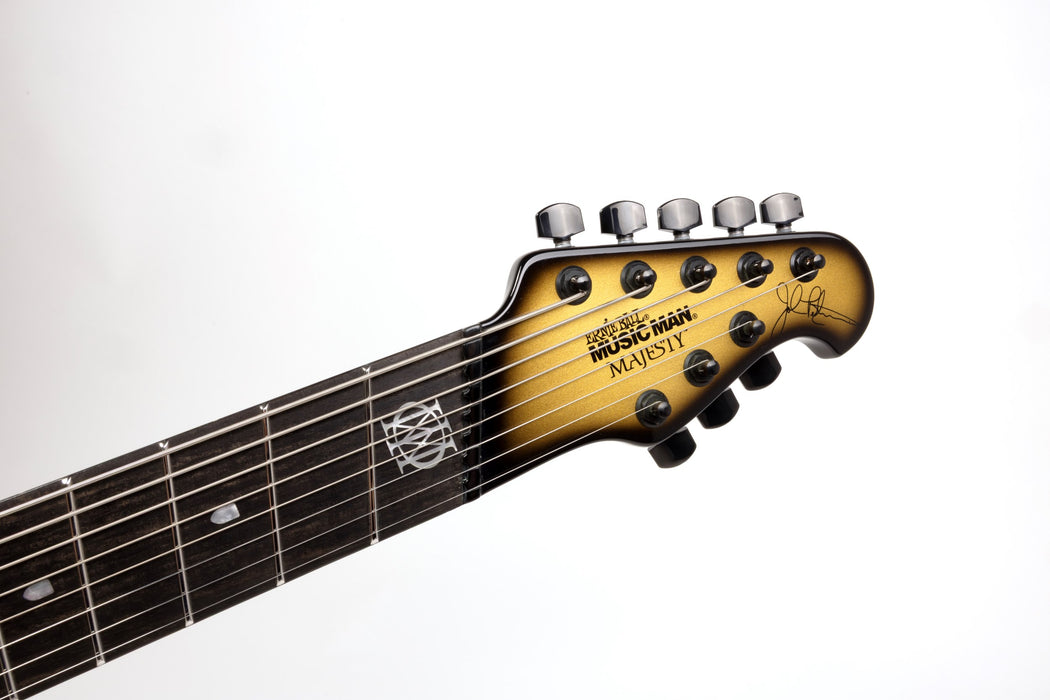 Ernie Ball Music Man Majesty 8 String Electric Guitar - Gold Eclipse