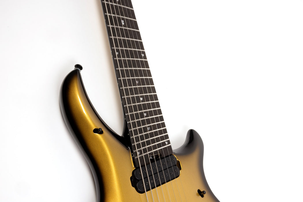 Ernie Ball Music Man Majesty 8 String Electric Guitar - Gold Eclipse