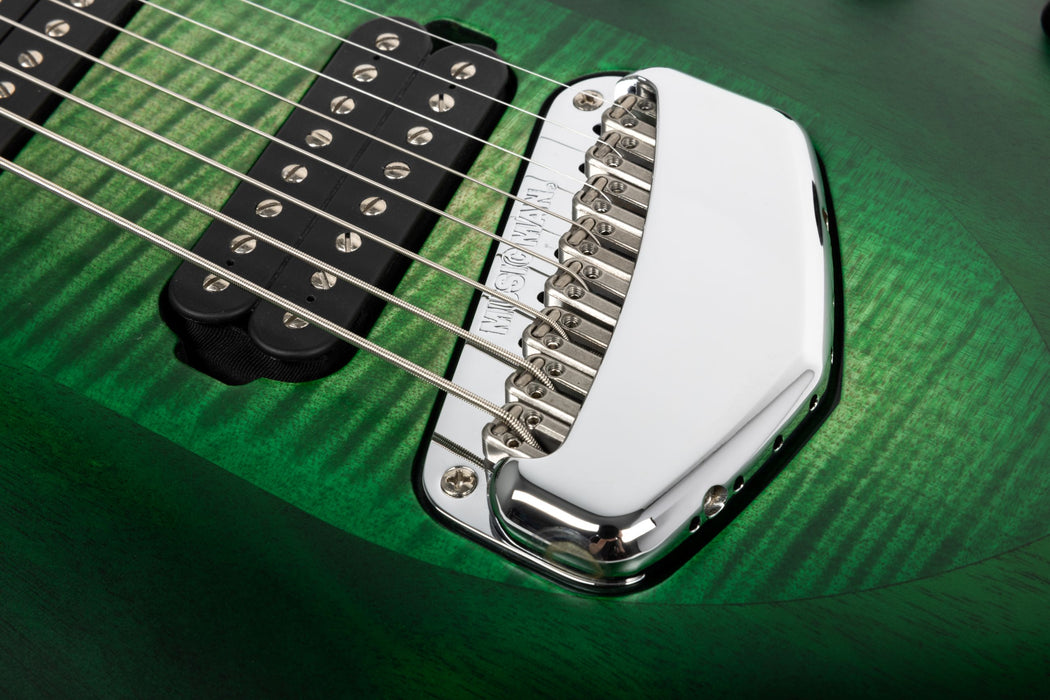 Ernie Ball Music Man Majesty 8 String Electric Guitar - Gravity Green