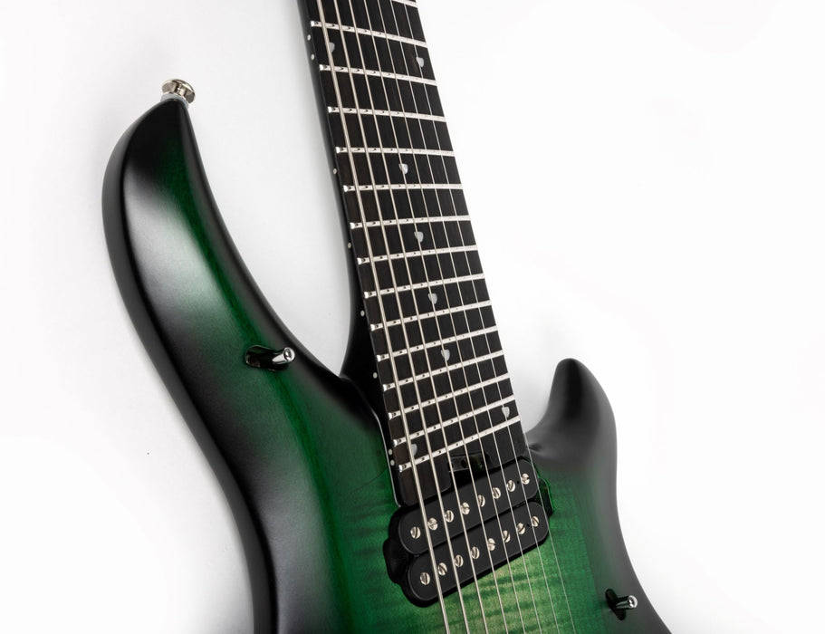 Ernie Ball Music Man Majesty 8 String Electric Guitar - Gravity Green