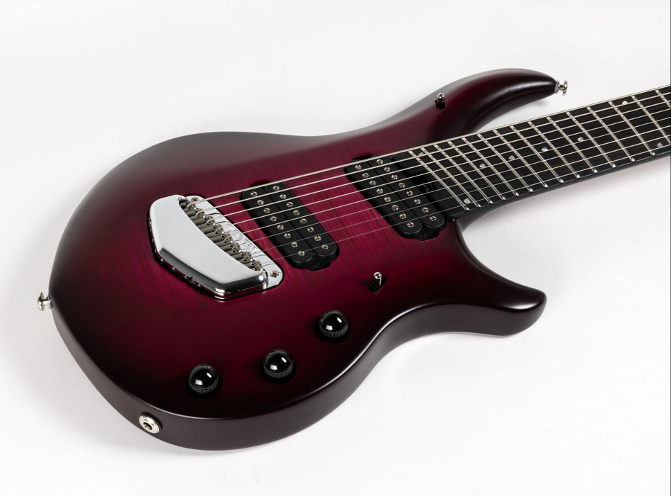 Ernie Ball Music Man Majesty 8 String Electric Guitar - Amaranth Red