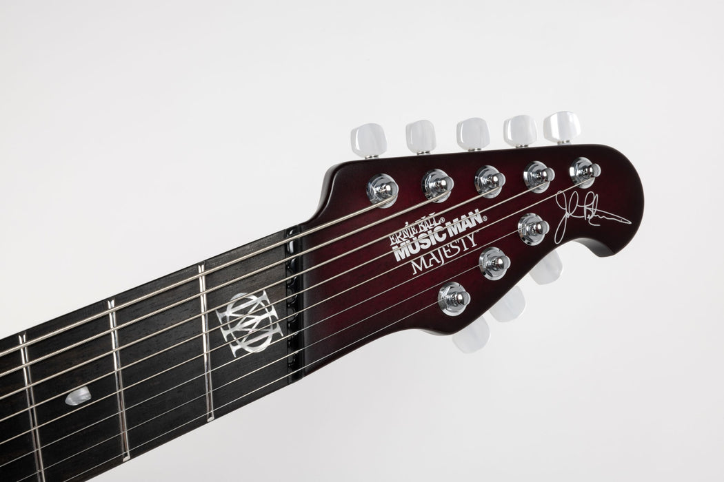 Ernie Ball Music Man Majesty 8 String Electric Guitar - Amaranth Red
