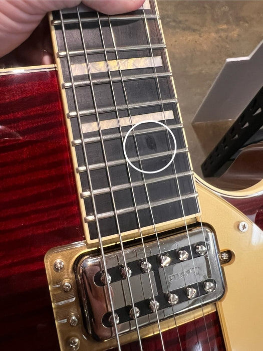 Gretsch G6228FM Players Edition Jet Electric Guitar w/Case - Dark Cherry Stain - Preowned