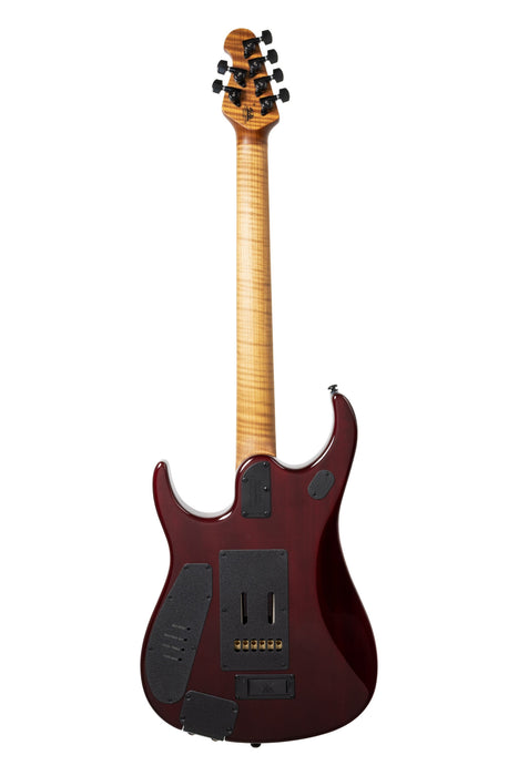 Ernie Ball Music Man JP15 Electric Guitar - Red Tide Flame