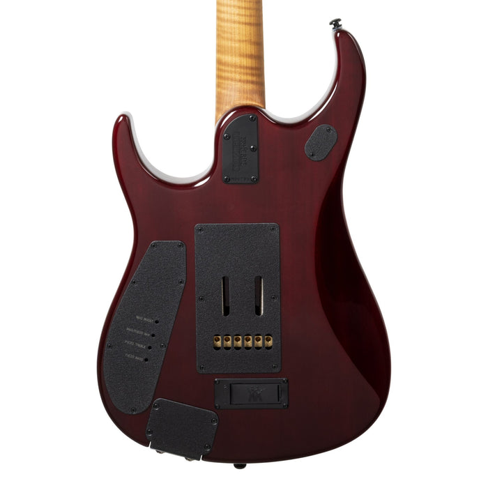 Ernie Ball Music Man JP15 Electric Guitar - Red Tide Flame