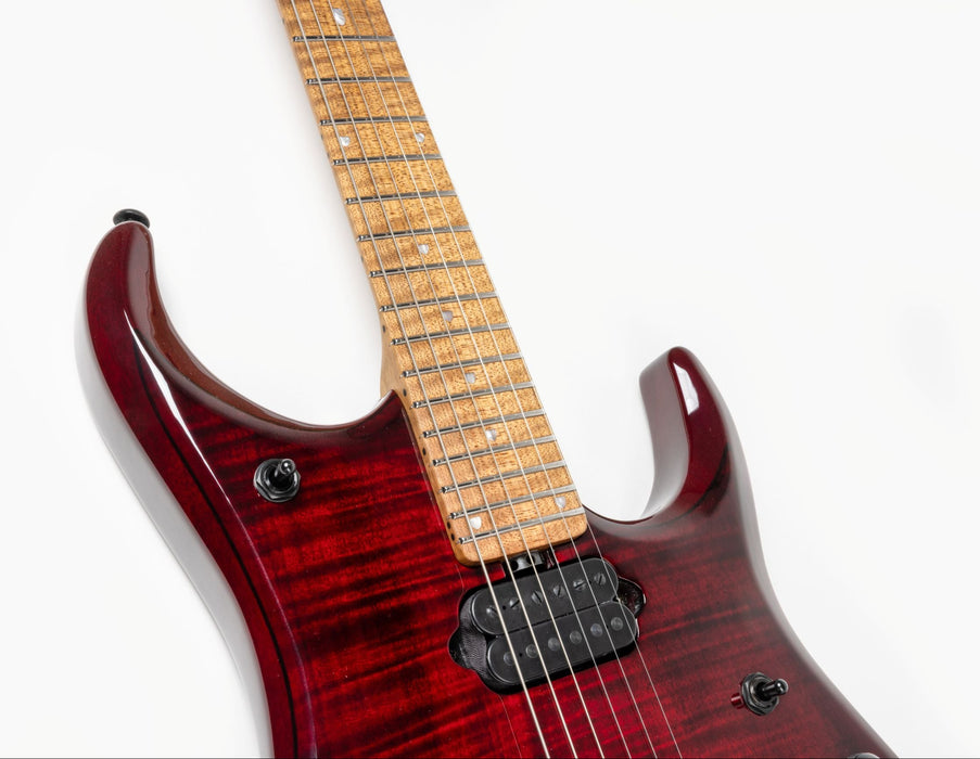 Ernie Ball Music Man JP15 Electric Guitar - Red Tide Flame