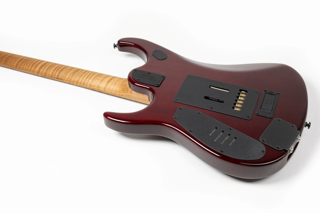 Ernie Ball Music Man JP15 Electric Guitar - Red Tide Flame