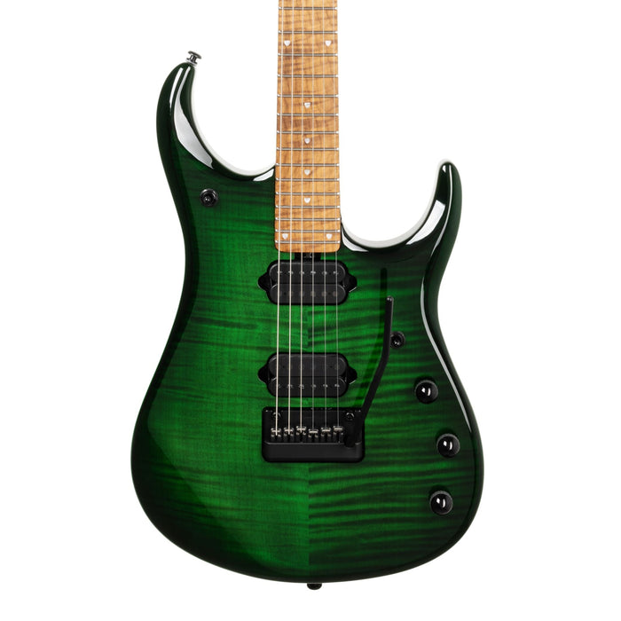 Ernie Ball Music Man JP15 Electric Guitar - Green Tiger Eye Flame