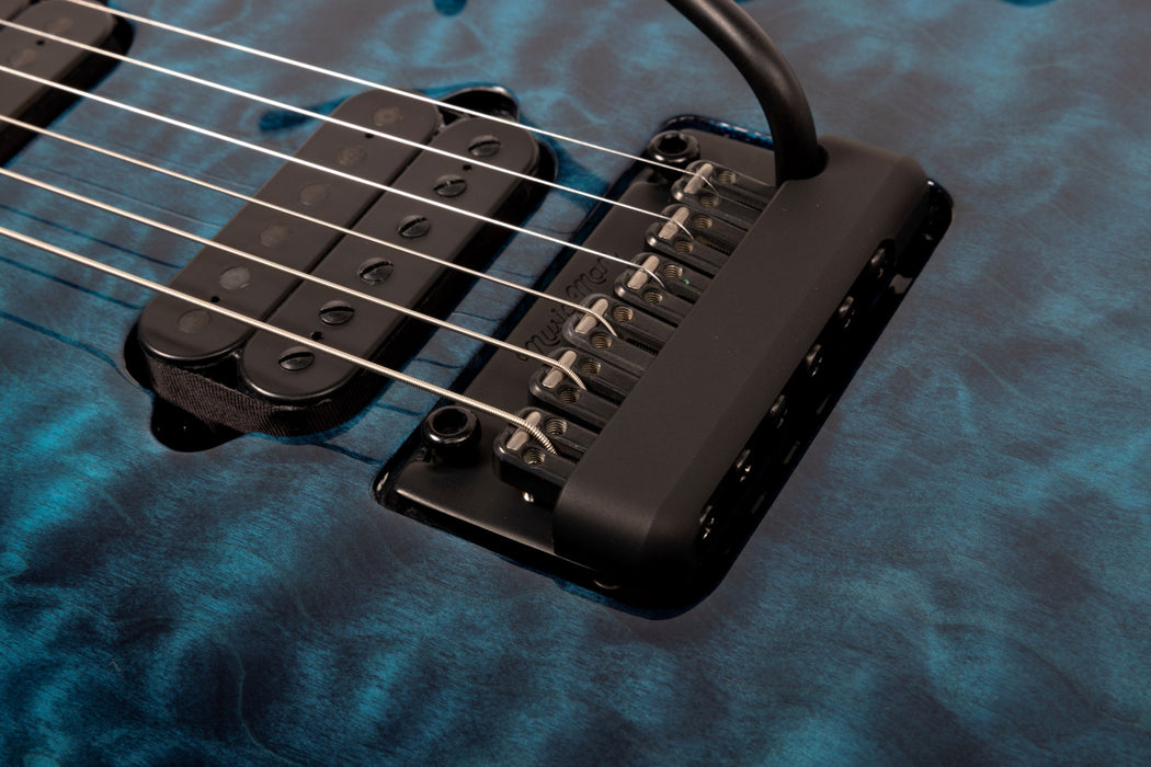 Ernie Ball Music Man JP15 Electric Guitar - Ultramarine Quilt