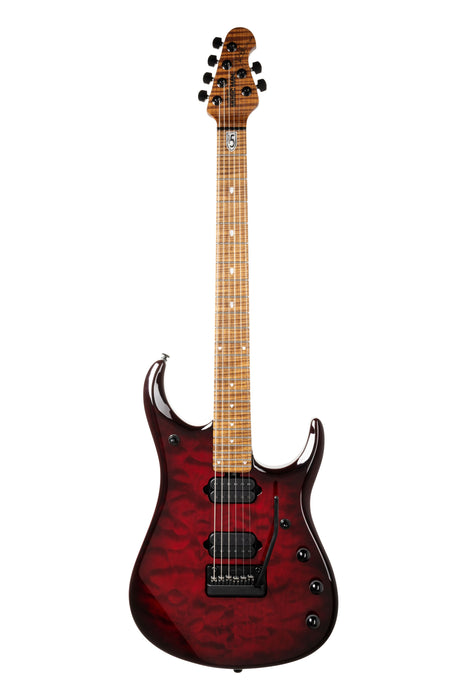 Ernie Ball Music Man JP15 Electric Guitar - Red Tide Quilt