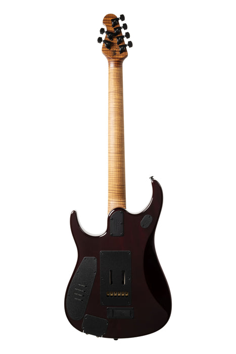 Ernie Ball Music Man JP15 Electric Guitar - Red Tide Quilt