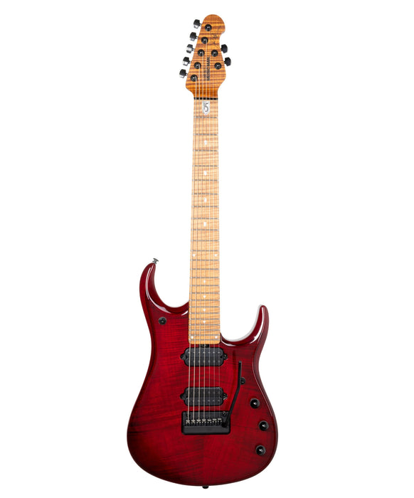 Ernie Ball Music Man JP15 7 String Electric Guitar - Red Tide Flame