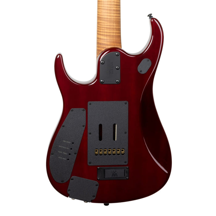 Ernie Ball Music Man JP15 7 String Electric Guitar - Red Tide Flame