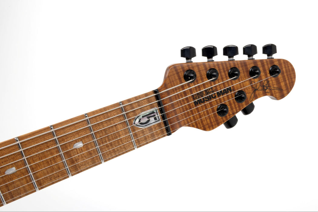 Ernie Ball Music Man JP15 7 String Electric Guitar - Red Tide Flame