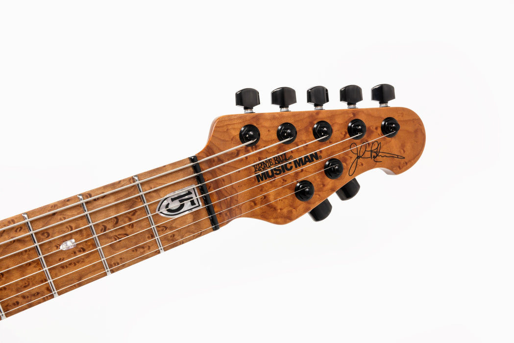 Ernie Ball Music Man JP15 7 String Electric Guitar - Amber Waves Flame