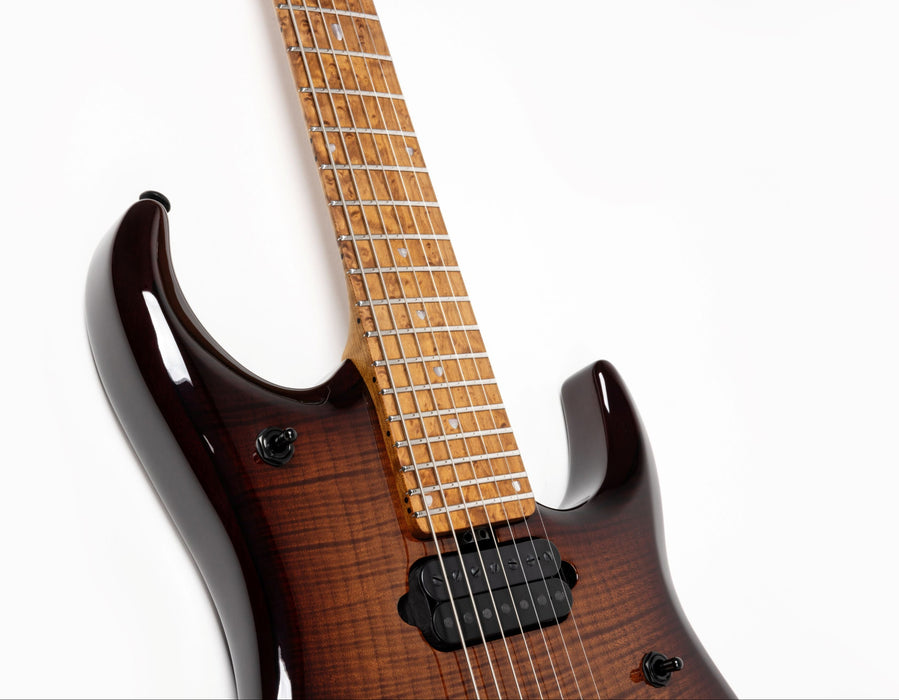 Ernie Ball Music Man JP15 7 String Electric Guitar - Amber Waves Flame