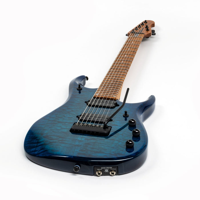 Ernie Ball Music Man JP15 7 String Electric Guitar - Ultramarine Quilt
