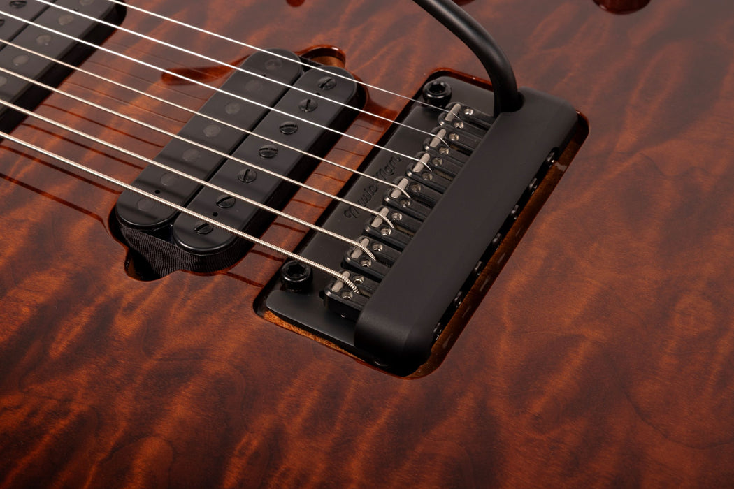 Ernie Ball Music Man JP15 7 String Electric Guitar - Amber Waves Quilt