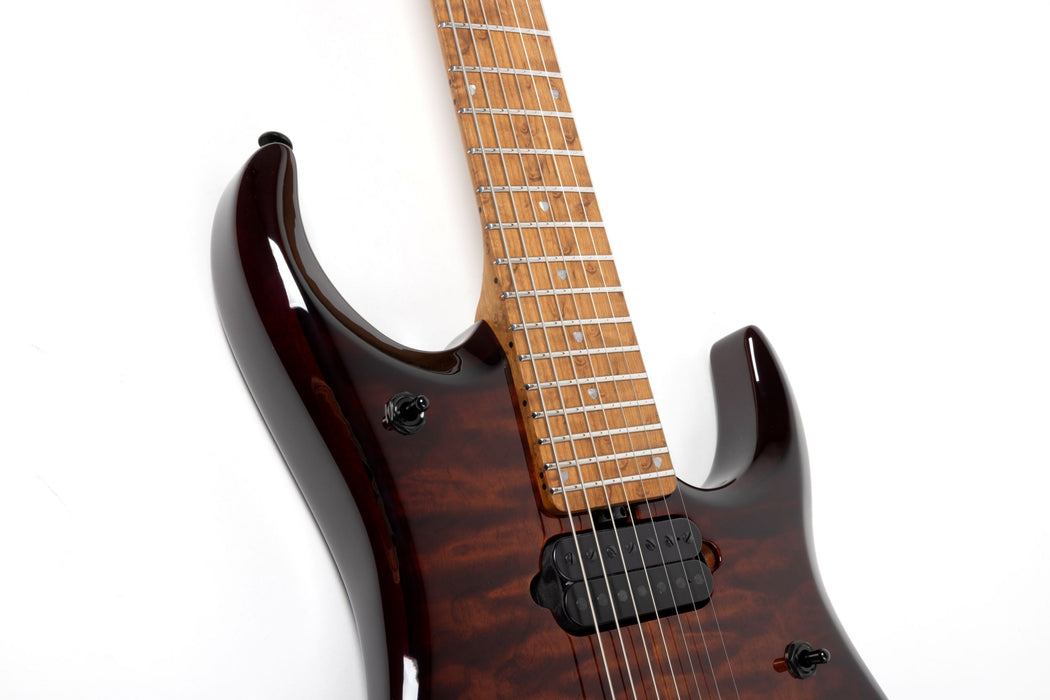 Ernie Ball Music Man JP15 7 String Electric Guitar - Amber Waves Quilt