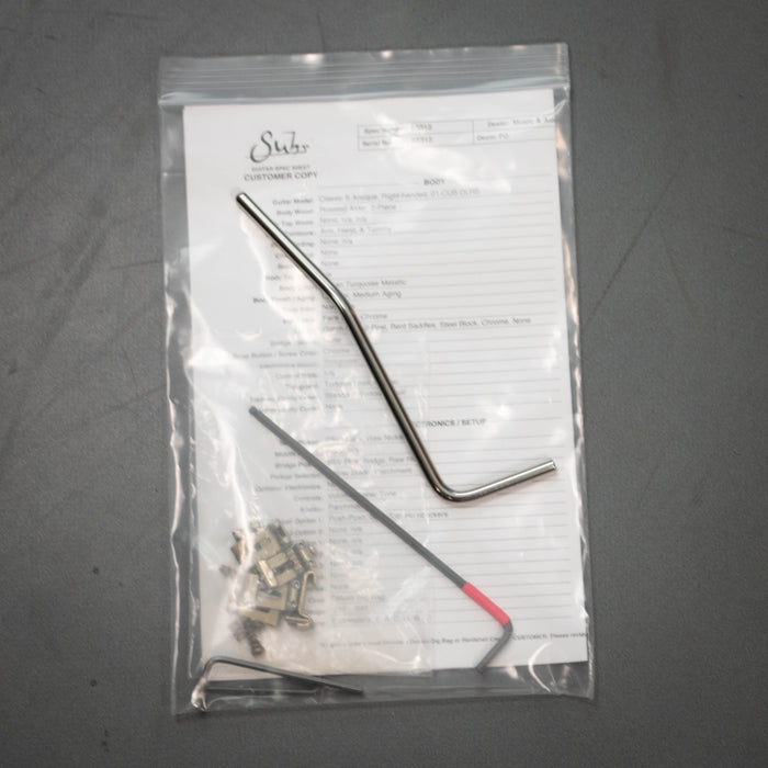 Suhr Limited Edition Classic S Antique HH w/Bag - Ocean Turquoise Metallic - Preowned