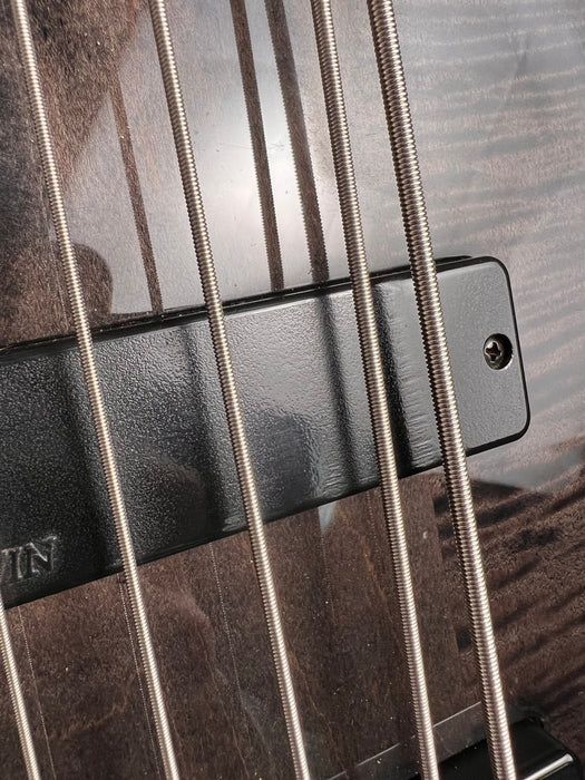 Carvin Icon 5 Left Handed 5 String Bass w/Case - See Through Black - Preowned