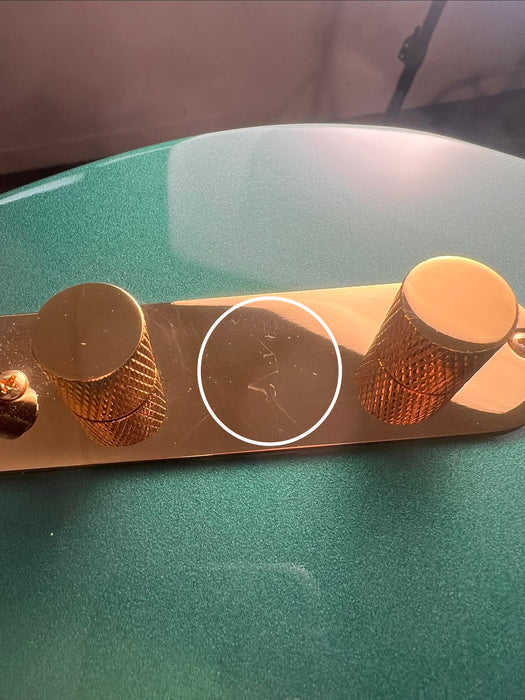 Squier 40th Anniversary Telecaster Gold Edition Electric Guitar - Sherwood Green Metallic - Preowned