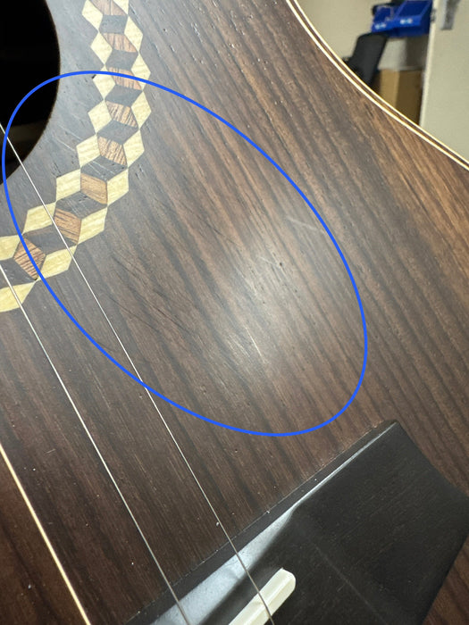 Cole Clark RAN2EC-RRE Recording Series All Rosewood Acoustic Electric Guitar - B-Stock - 2606427