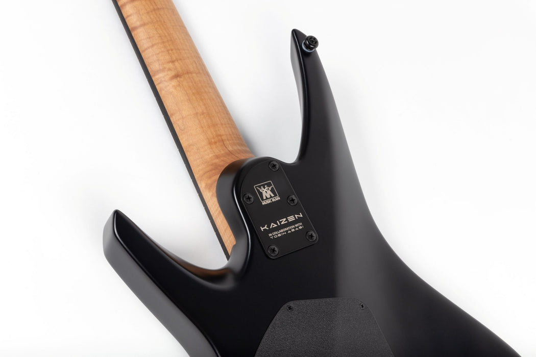 Ernie Ball Music Man Kaizen 7 Electric Guitar - Apollo Black