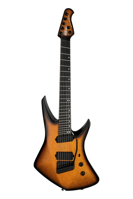 Ernie Ball Music Man Kaizen 7 Electric Guitar - Ember Burst