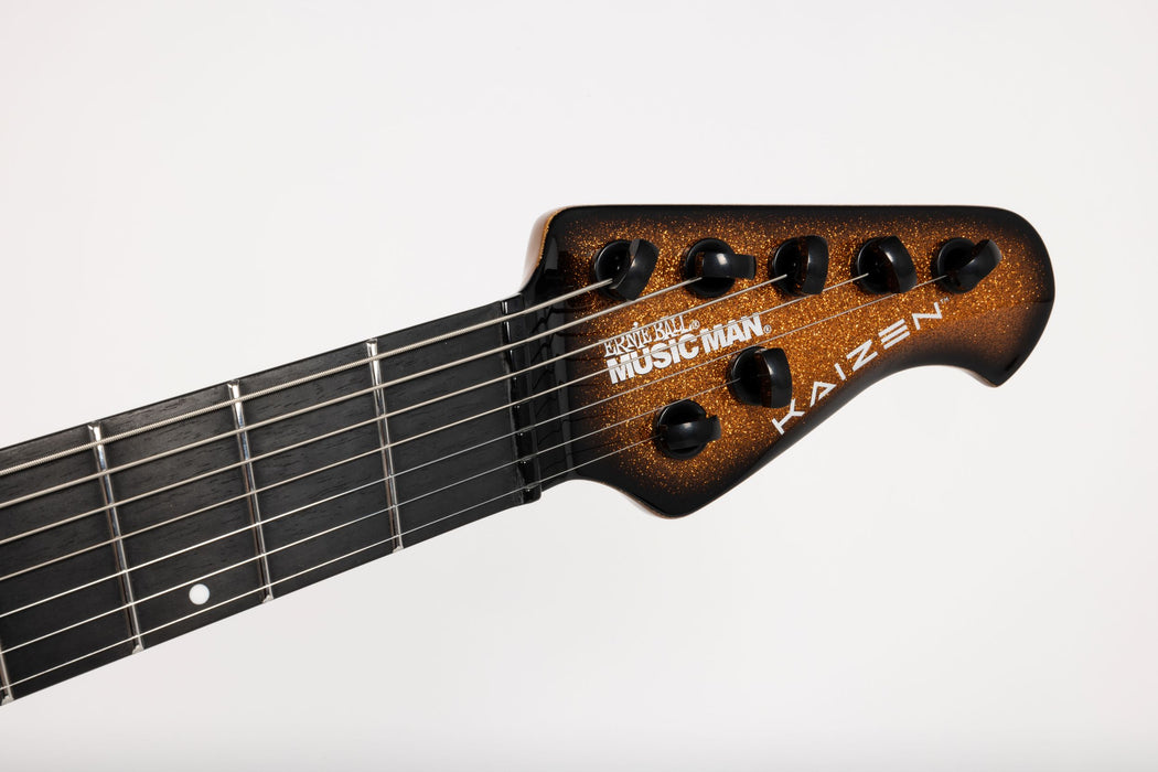 Ernie Ball Music Man Kaizen 7 Electric Guitar - Ember Burst