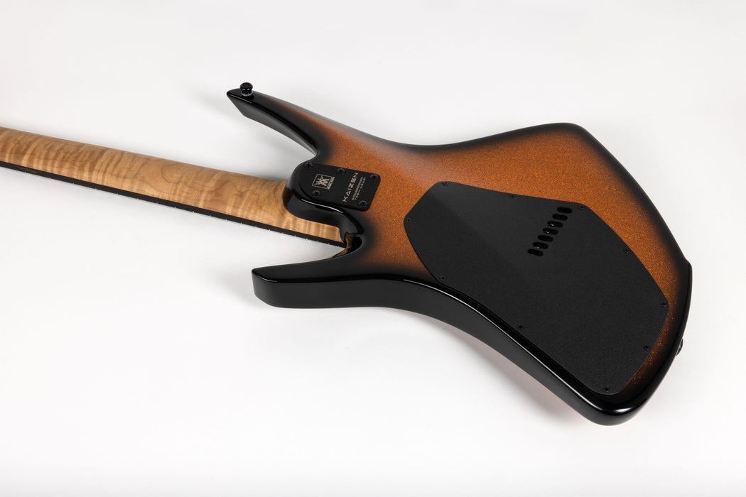 Ernie Ball Music Man Kaizen 7 Electric Guitar - Ember Burst