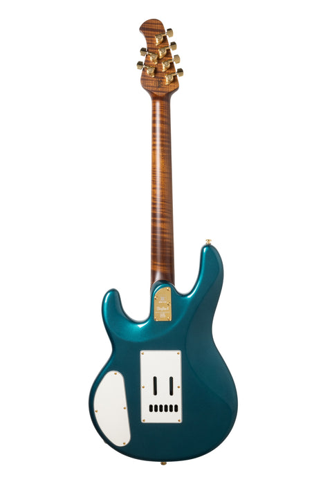 Ernie Ball Music Man StingRay II Deluxe HH Corey Wong Electric Guitar - Pine Green