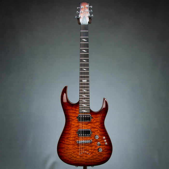 BC Rich Assassin QX6 w/Case - Amber Sunburst - Preowned