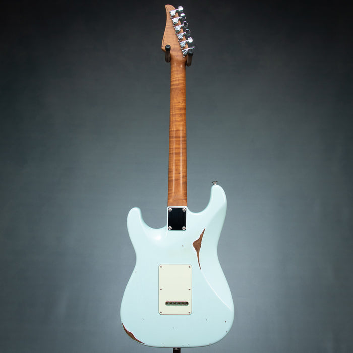 Suhr 2024 Classic S Antique HSS w/Case *MODIFIED* - Sonic Blue - Preowned